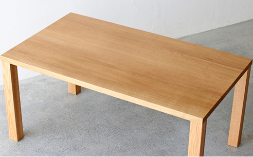 ダイニング テーブル 木製 無垢 オーク 幅 150 奥行 85 秋山木工 家具 