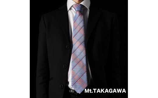 甲州織物ネクタイ TSURUIKI【Mt.TAKAGAWA】【リード】｜ネクタイ 甲州織物 甲斐絹 郡内織 甲州織 シルク