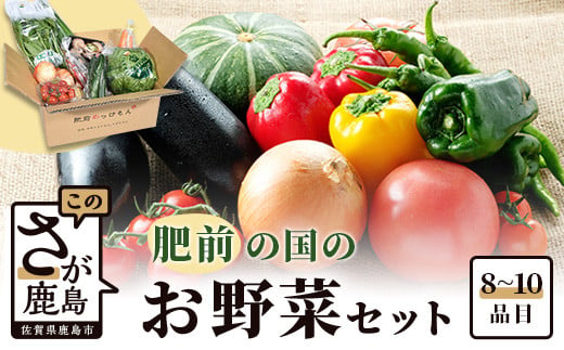 【野菜ソムリエ選定】肥前の国のお野菜詰め合わせセット A-4 野菜セット 8～10品目
