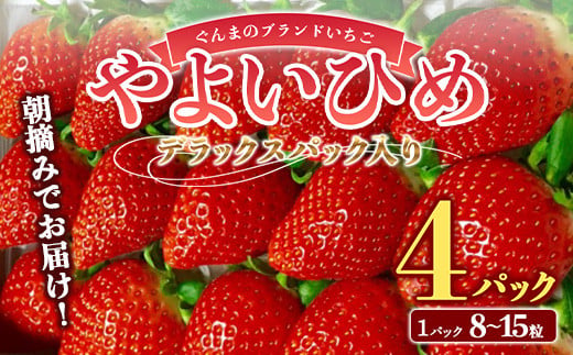 朝摘みでお届け！ぐんまのブランドいちご「やよいひめ」 大粒 イチゴ