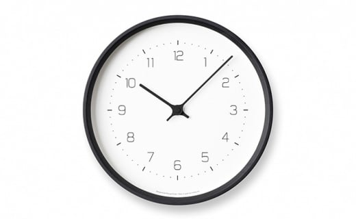 NEUT wall clock / ブラック（KK22-09 BK）[№5616-1200] 856170 - 富山県高岡市