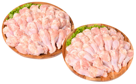 大容量 熊本県産 若鶏 の 手羽元 合計4kg（2kg×2袋） 鶏肉