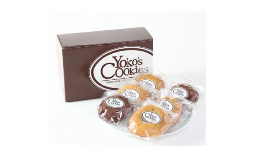 Yoko's CookiesのアメリカンクッキーBOX 6枚セット(3種類入)【1349873】 501092 - 群馬県太田市