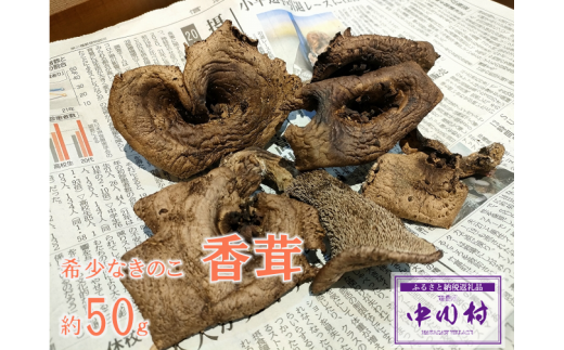 希少きのこ 乾燥香茸 約50g - 長野県中川村｜ふるさとチョイス