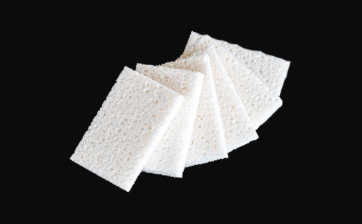 天然素材100% セルロース食器洗いスポンジ（6個入り×4袋） - 北海道