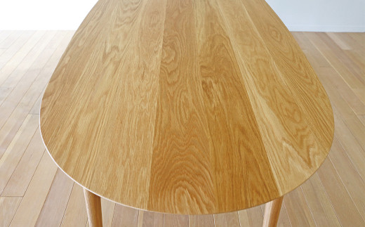 高野木工 RUBE ルーベ ダイニングテーブル W180×D90cm ホワイトオーク