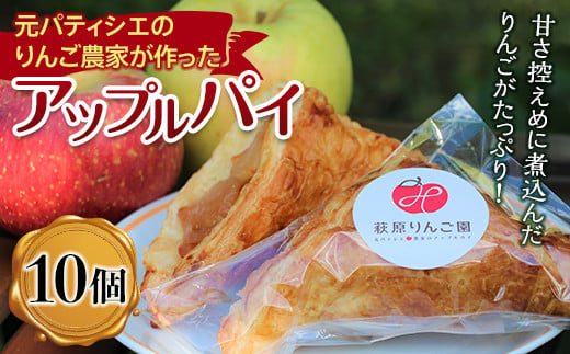 りんご農家が作ったりんごを使ったアップルパイ 140g×10個 洋菓子 お菓子 スイーツ りんご アップル F4H-0306 522167 - 群馬県渋川市
