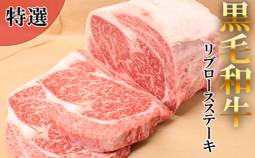 特選黒毛和牛リブロースステーキ 約250g×4枚 / 牛肉 鉄板焼 厳選 大阪府