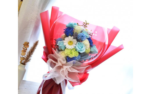 Flower balloon ( フラワー バルーン )  ソープ フラワー 10本 花束型 タイプ 韓国 お花 贈り物