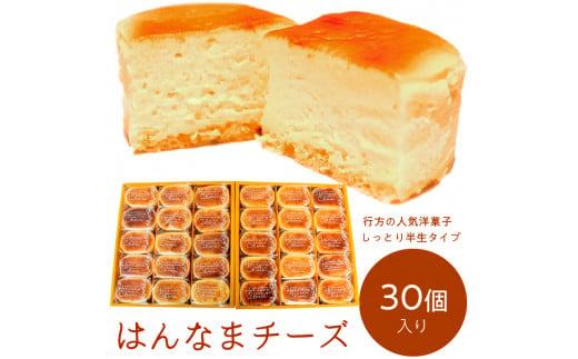H-19 はんなまチーズ（30個入り） 251944 - 茨城県行方市