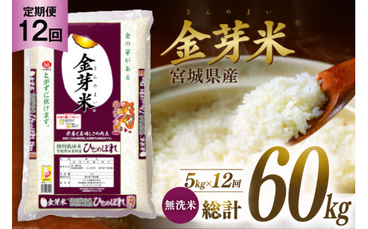 令和4年 宮城県産ひとめぼれ100%  BG無洗米 5kg 農家直送品