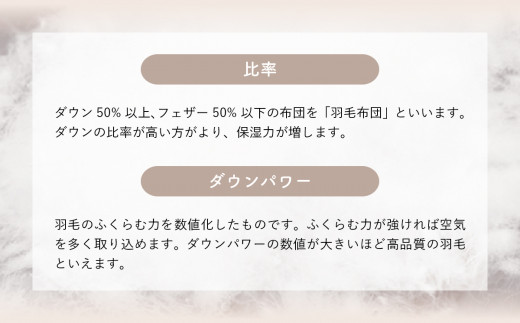 羽毛布団【シングル】イングランド産ホワイトダウン90％1.3kg2層キルト