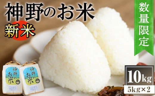 1536 【鹿児島県鹿屋市産】神野のお米　10kg［5kg×2袋］【国産 鹿児島県産 米 新米 こめ コメ 】 1021694 - 鹿児島県鹿屋市