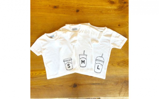 3人兄弟姉妹でおそろい/コーヒーカップ S×M×L プリント/ Tシャツ3枚組ギフトセット[出産祝い・誕生日・ギフト・プレゼント](80cm×100cm×110cm) 0650