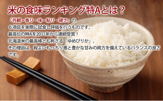 北海道 定期便 12ヵ月連続12回 令和5年産 ゆめぴりか 5kg×2袋 特A 精米 米 白米 ご飯 お米 ごはん 国産 ブランド米 肉料理 ギフト  常温 お取り寄せ 産地直送 送料無料 [№5783-0736]