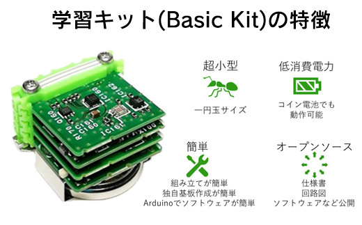 【 教育向け 】 Leafony BLE IoT 学習キット （ 電子システム組み立てキット ） [078-003]