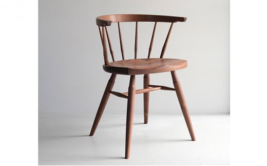 木工yamagen Crescent chair［walnut］【椅子 無垢 木 ウォールナット】 724932 - 長野県富士見町