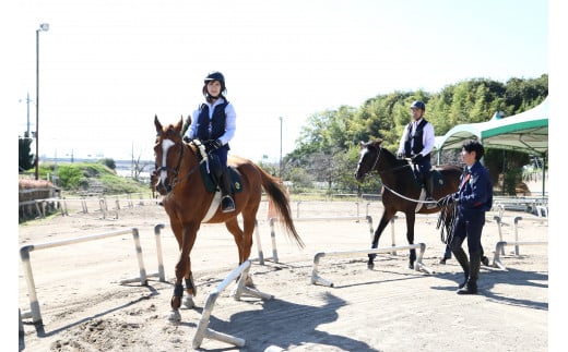 ペア家族限定乗馬体験1回コース