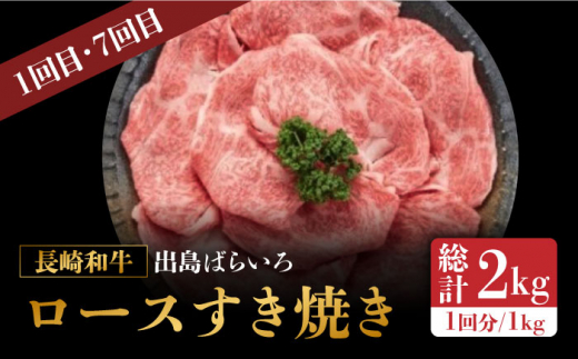 【全12回バラエティー定期便】長崎和牛 食べ比べコース ロース サーロイン 焼肉 ステーキ すき焼き 切り落とし ハンバーグ  長崎市/合同会社肉のマルシン [LEH048]