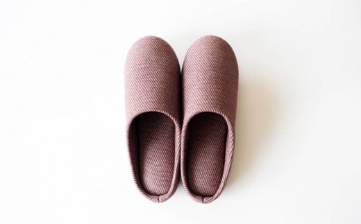 播州織 スリッパ 「Slippers」 全5色 (15-52) Cotton Drill (red)・Lサイズ