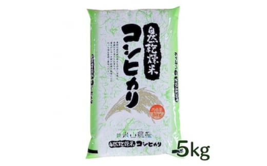 自然型乾燥特栽米コシヒカリ(米山米)精米5kg×1袋【1364720】