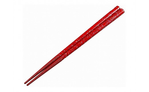 輪島塗 箸（青貝乾漆、赤） 長納期商品 今季一番 輪島本塗り 乾漆箸