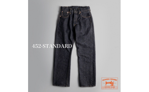 452-STANDARD W28インチ 内田縫製の岡山デニム ジーンズ【1366853 ...