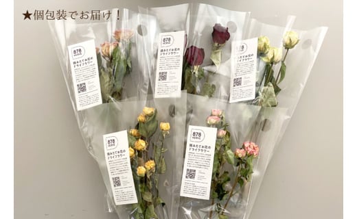 摘みたてお花」のドライフラワー キット バラ 5種 ドライフラワー