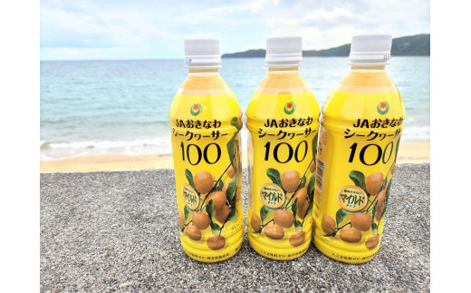 【無添加・果汁100%】シークヮーサー（マイルド）100　3本セット 810752 - 沖縄県東村