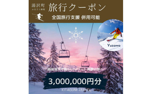 旅行ツアークーポン(3,000,000円分) 【オーダーメイド型】事前予約