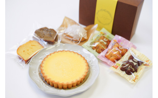 アンジュール自慢のベイクドチーズケーキと焼き菓子セット【0585】|株式会社アンジュールプラス