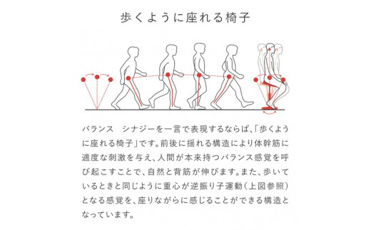 腰痛対策椅子 バランス シナジー ラウンドシート織柄ブルー(専用カバー