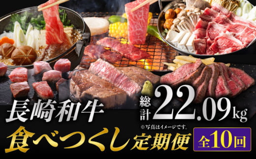 【10回定期便】長崎和牛 食べつくし定期便 (100万円コース) / 牛肉 和牛 ステーキ 赤身 すき焼き しゃぶしゃぶ モモ肉 ウデ肉 小分け [BAJ095]