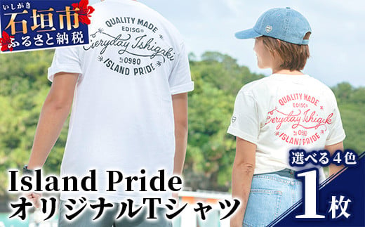 EDISG Tシャツ Island Pride【カラー:ホワイト】【サイズ:Mサイズ】KB-61 810858 - 沖縄県石垣市