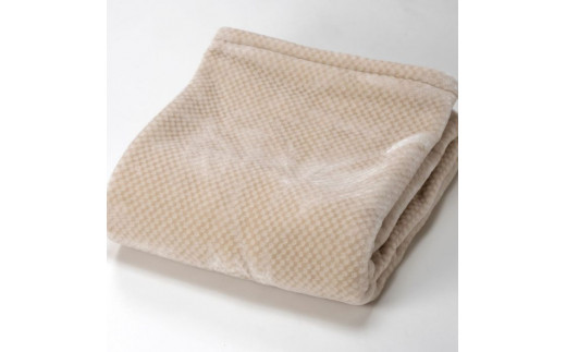 日本製 吸湿発熱 アクリル毛布 シングルサイズ 140×200cm ブルー
