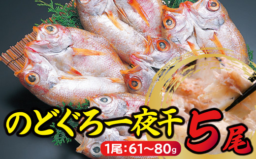 のどぐろ一夜干し 5尾 1尾あたり61 80g のどぐろ干物 島根県 大田市 魚介類 魚 ノドグロ あかむつ アカムツ 新鮮 干物 個包装 小分け 真空パック 冷凍 島根県大田市 ふるさとチョイス ふるさと納税サイト