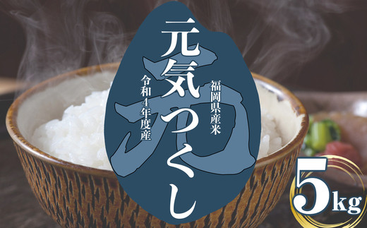 令和4年産> 福岡県産 「元気つくし」 5kg SF018 / 福岡県須恵町