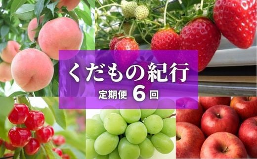 No.2446株式会社円和 青果部【全6回】くだもの紀行定期便【2025年～2026年発送　先行予約】 602555 - 福島県福島市