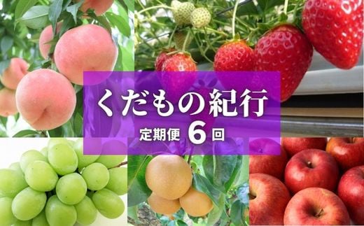 No.2445株式会社円和 青果部【全6回】くだもの紀行定期便【2025年～2026年発送　先行予約】 602554 - 福島県福島市