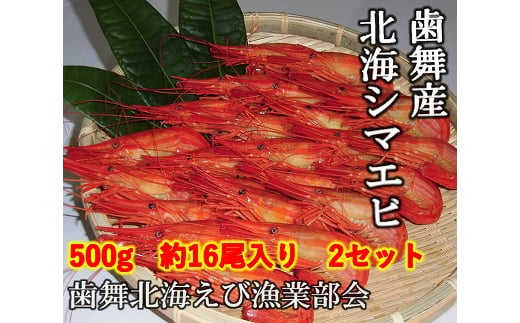 C-51004 【12月18日決済分まで年内配送】 【北海道根室産】北海しまえび500g×2P 600649 - 北海道根室市