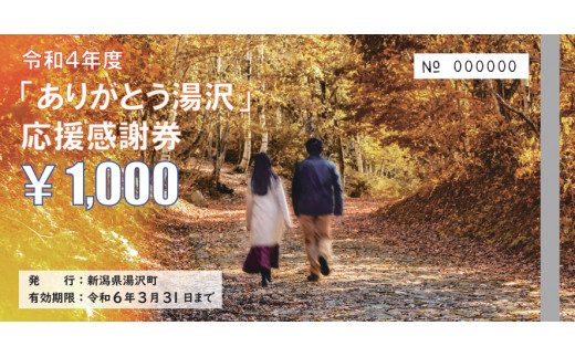 ありがとう湯沢 応援感謝券 30,分-