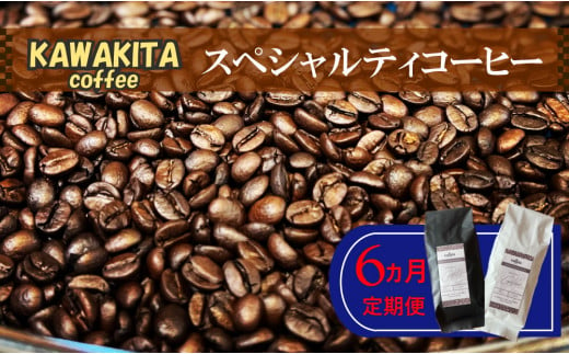 V-8 ［かわきたコーヒー］スペシャルティコーヒー 200g×2種【豆】6カ月定期便 614944 - 佐賀県太良町