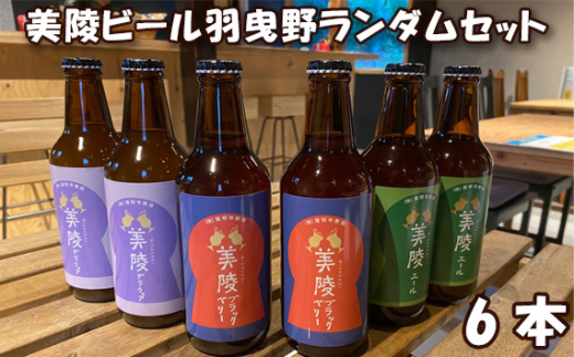 No.761 美陵ビール羽曳野ランダムセット6本入り ／ お酒 クラフト