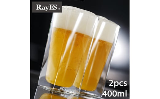 RayES/レイエスのダブルウォールグラス