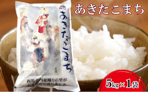 粒がひと回り大きい 高品質米 盆踊りあきたこまち 5kg 607604 - 秋田県羽後町