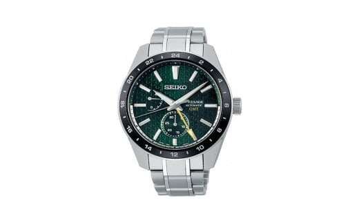 セイコー プレザージュ SARF003 GMT グリーン 品質満点！ 51.0%OFF