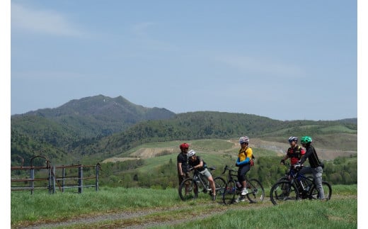 サイクリングガイドチケット　牧場と森の道編（５月～１０月） 683905 - 北海道中川町