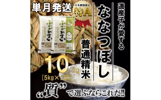 北海道　令和元年度産　最高品質一等　ななつぼし　10キロ