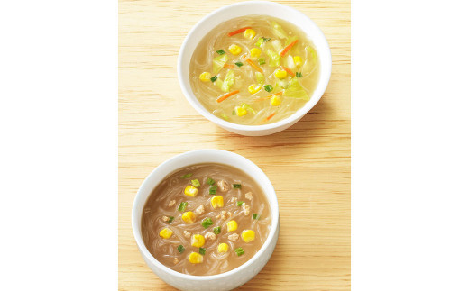 【12回定期便】昭和41年創業 ダイショーの『スープはるさめ 鶏しお&とんこつしょうゆ』60食セット