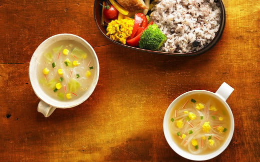 【3回定期便】昭和41年創業 ダイショーの『スープはるさめ かきたま・ちゃんぽん風』60食セット